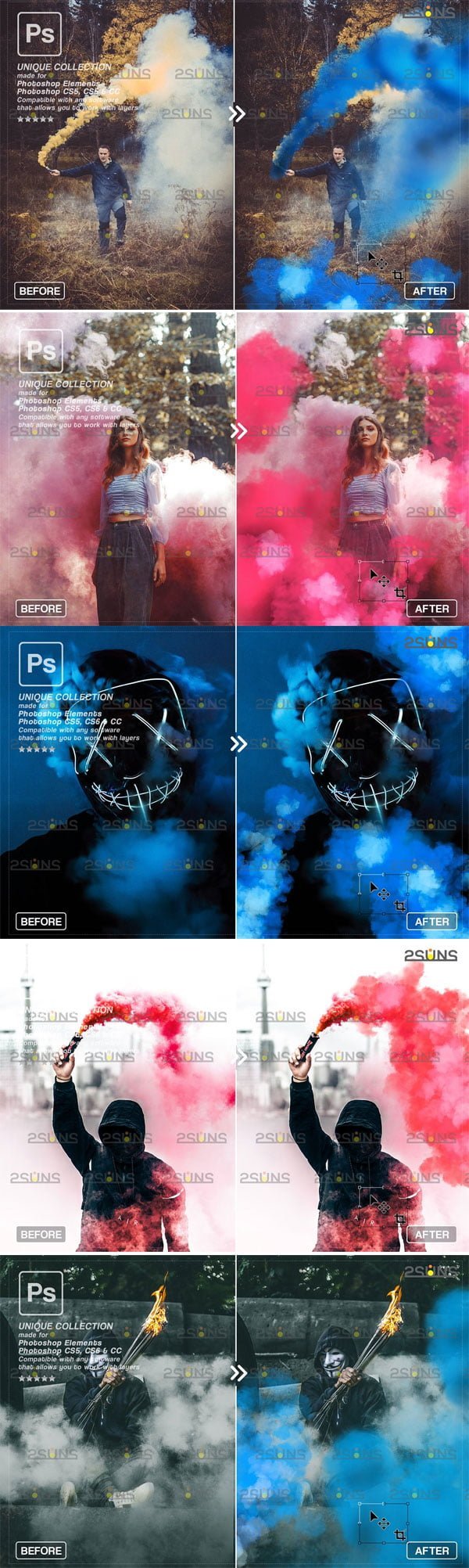 Gender Reveal Smoke Overlay