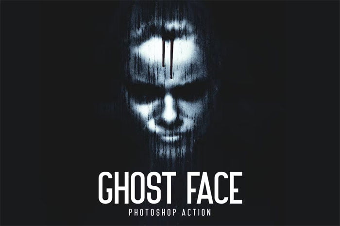 Ghost Face Photoshop Action Ghost Face Photoshop Action