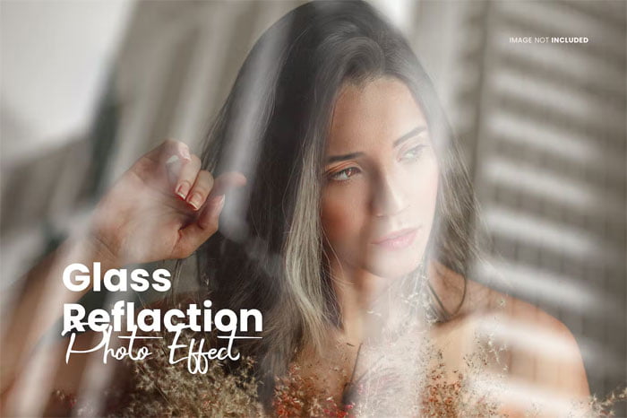 Glass Reflaction Photo Effect Glass Reflaction Photo Effect