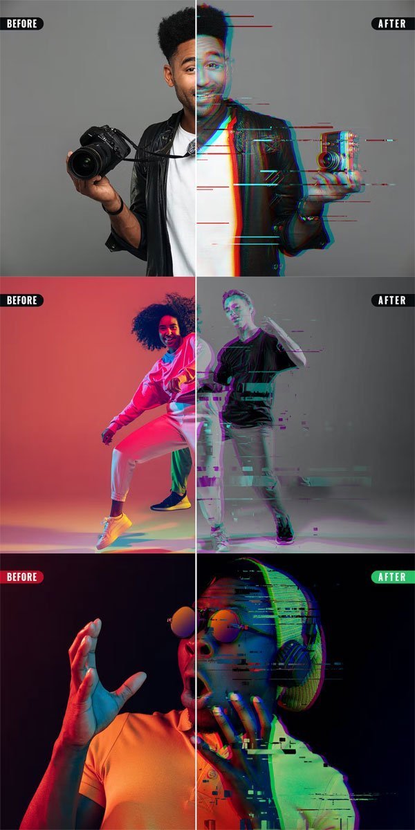 Glitch Photo Effect