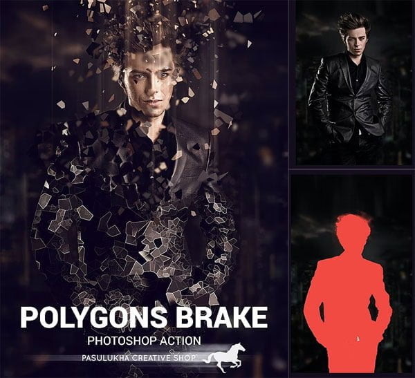 Graphicriver - Polygons Break Graphicriver - Polygons Break