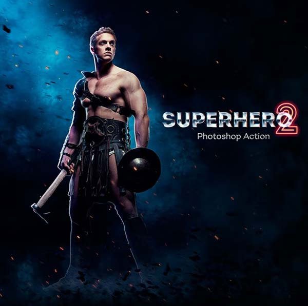 SuperHero 2 Photoshop Action SuperHero 2 Photoshop Action