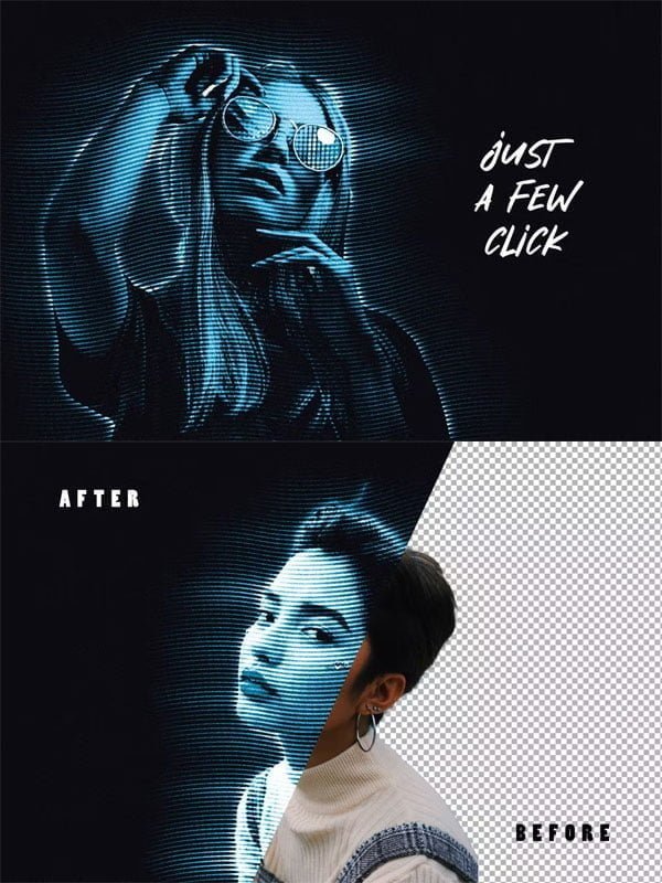 Holo Light Photo Effect