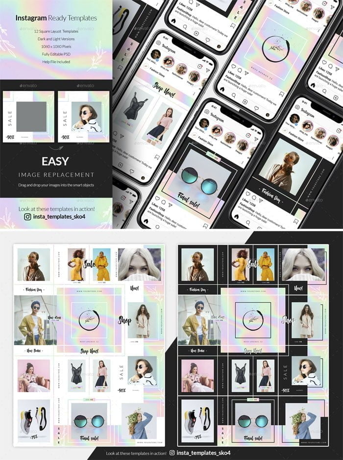 Holographic Puzzle Instagram Posts Holographic Puzzle Instagram Posts