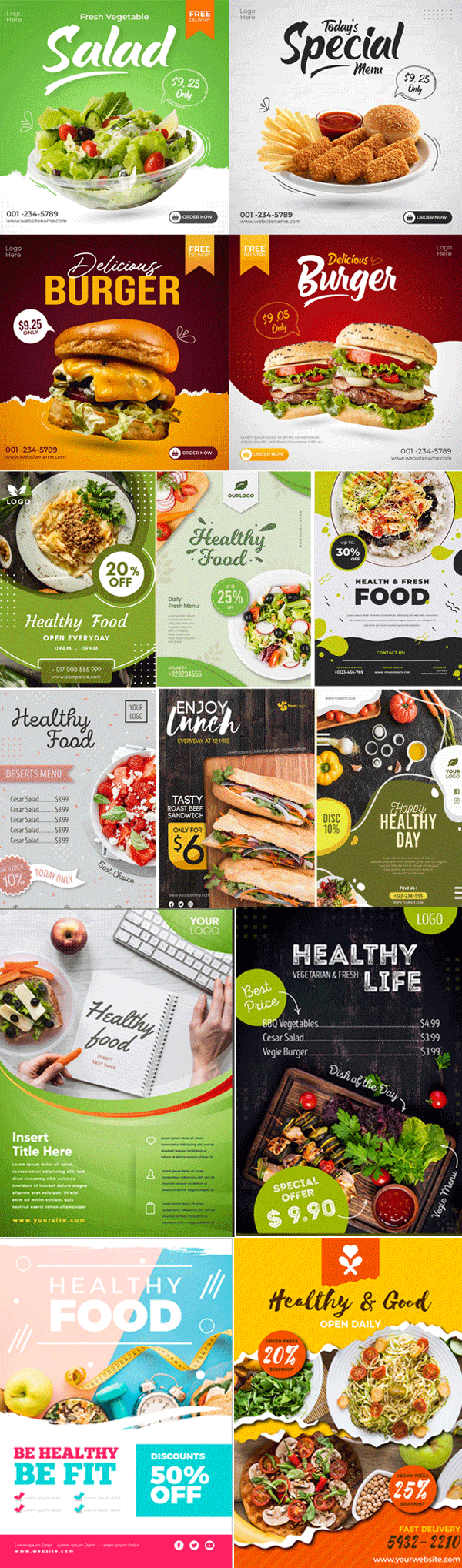 Instagram Food Banner Template