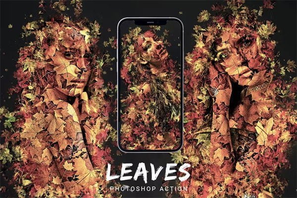 Leaves Photoshop Action Leaves Photoshop Action