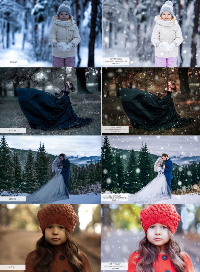 Let it Snow Lightroom Presets Let it Snow Lightroom Presets