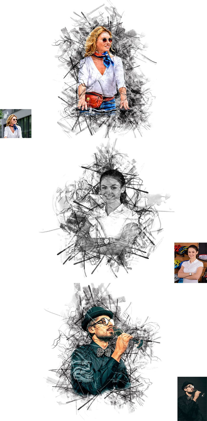 Marker Pen Art Photoshop Action Marker Pen Art Action
