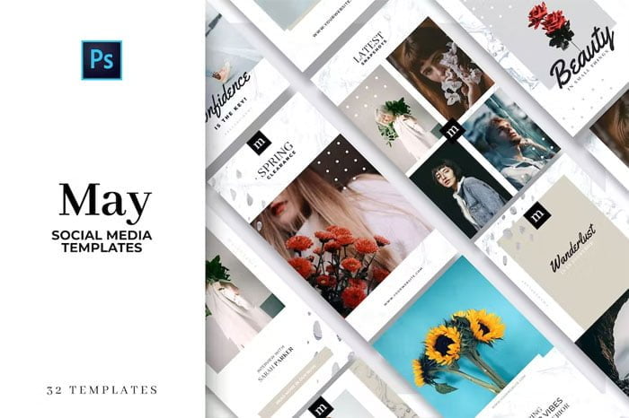 May - Social Media Template ensCollection May - Social Media Template ensCollection