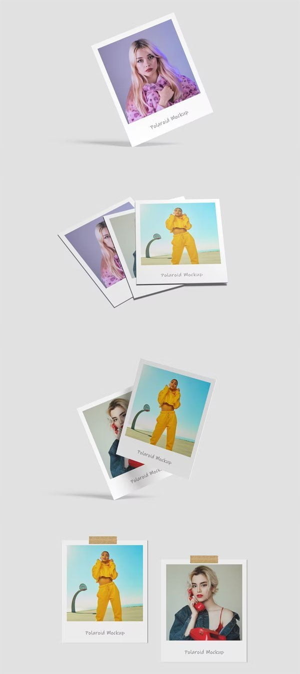Polaroid Photo Mockup Polaroid Photo Mockup