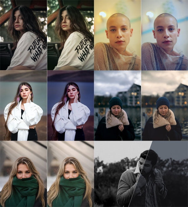 CreativeMarket - Portrait Photoshop Actions Portrait Photoshop Actions