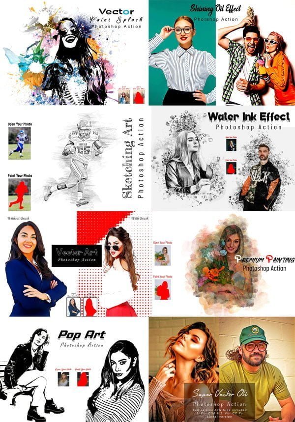 Pro Art Effect PS Action Bundles