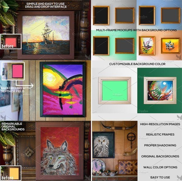 Realistic Frame Mockup Vol.1