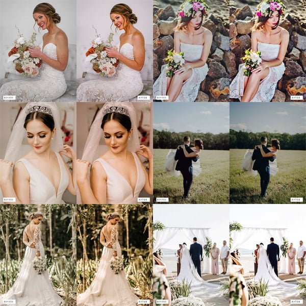 Retro Wedding Lightroom Presets