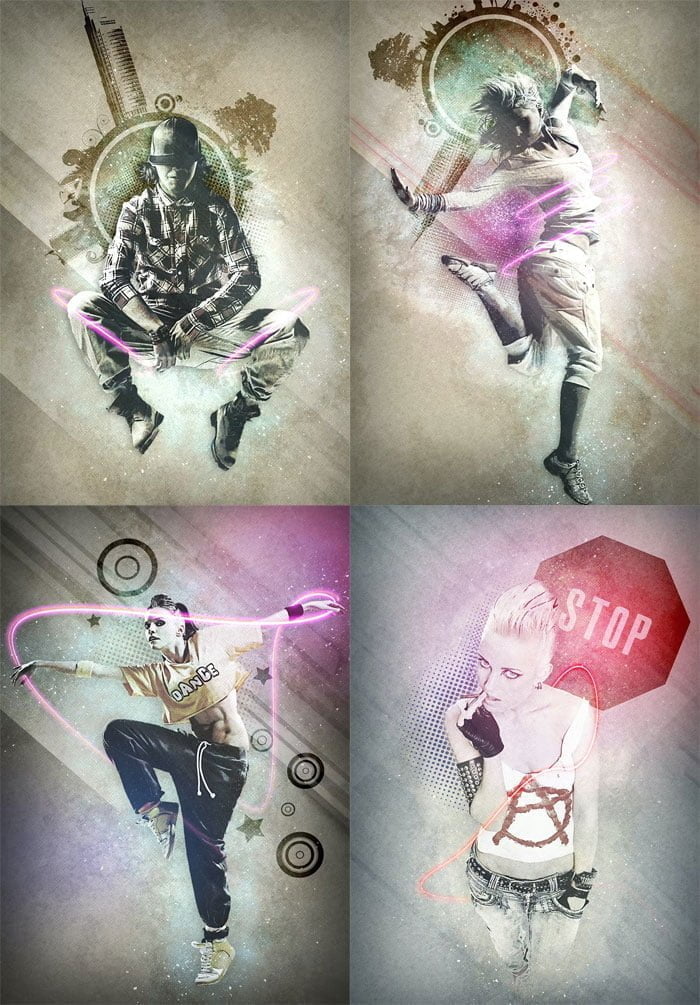 RetroArt Photoshop Action RetroArt Photoshop Action