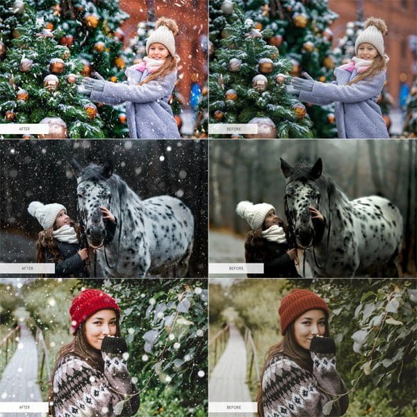 CreativeMarket - Snow Photo Overlays