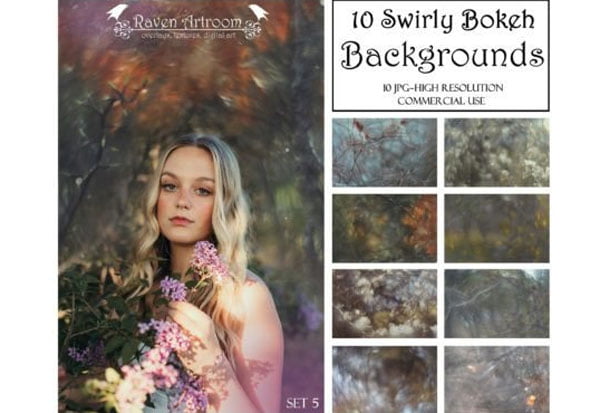 Swirly Bokeh Overlays Bokeh Background Swirly Bokeh Overlays Bokeh Background