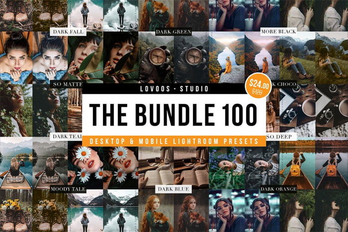 The Bundle 100 Lightroom Presets The Bundle 100 Lightroom Presets