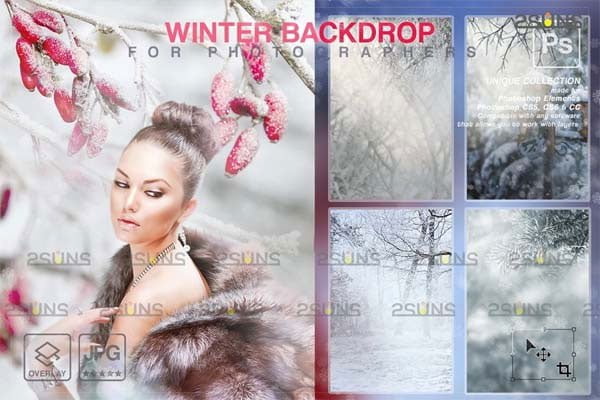 Winter Backdrops Tree Branches Winter Backdrops Tree Branches