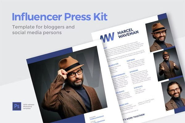 Influencer Press Kit for Social Media Marketing Influencer Press Kit for Social Media Marketing