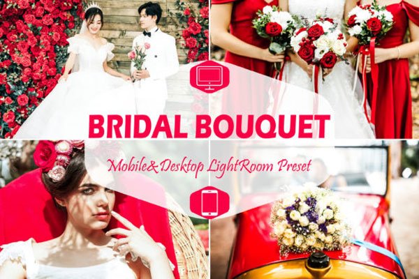 10 Bridal Bouquet Lightroom Presets