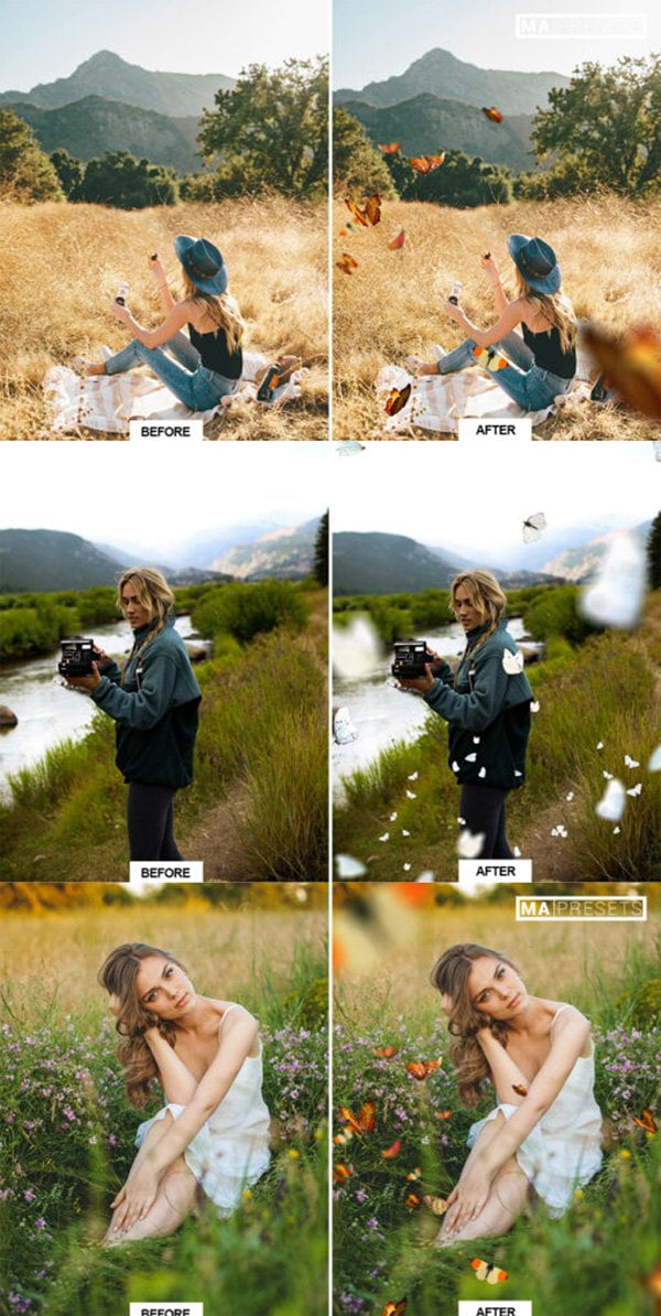 100 Realistic Butterflies Overlays 100 Realistic Butterflies Overlays