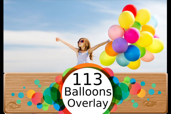 113 Balloons Photo Overlays 113 Balloons Photo Overlays