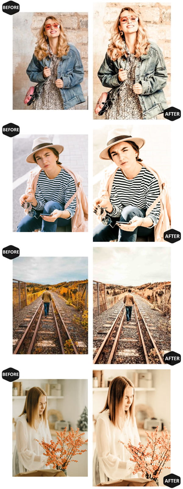 12 Bright Fall Presets