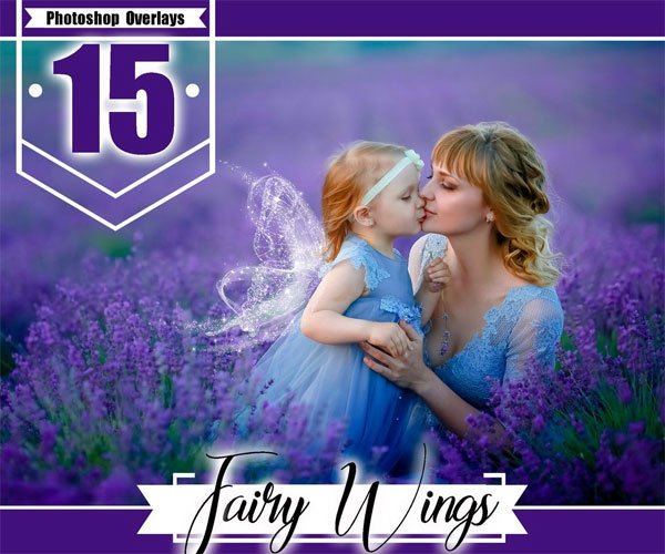 15 Fairy Wings Photoshop Overlay 15 Fairy Wings Photoshop Overlay