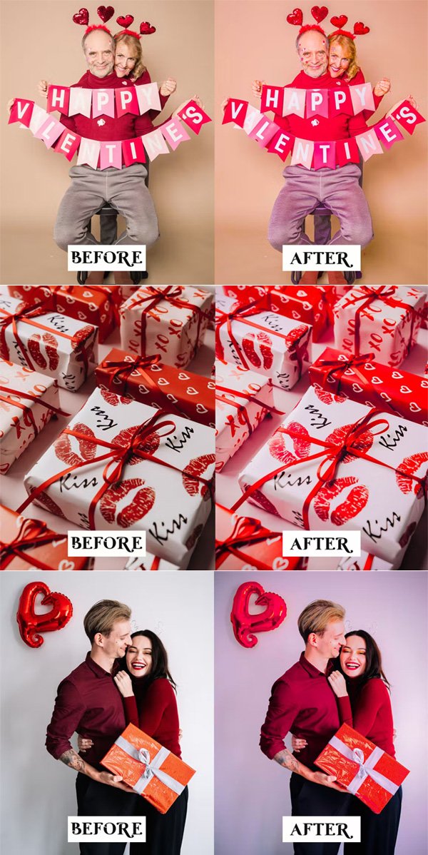 15 Lightroom Presets for Valentine's Day 15 Lightroom Presets for Valentine's Day