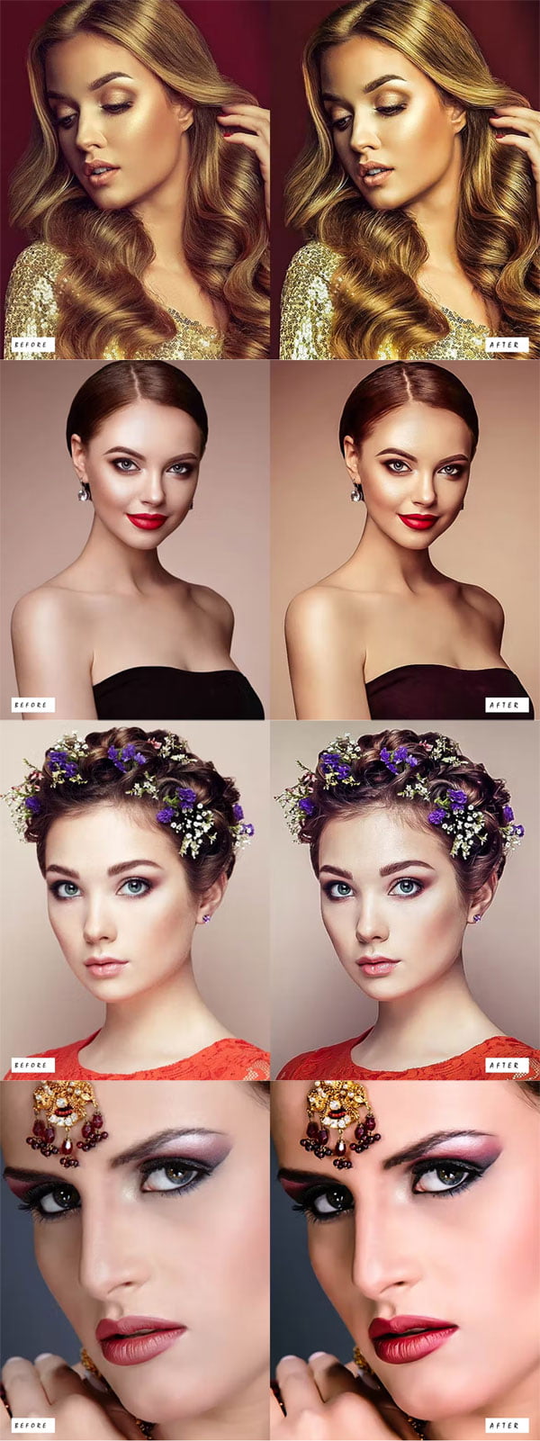 20 Glamour Retouch Presets