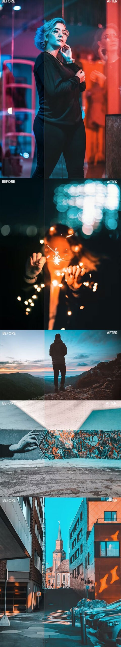 20 Teal & Orange Effect