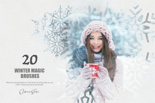 20 Winter Magical Photoshop Brushes 20 Winter Magical Brushes