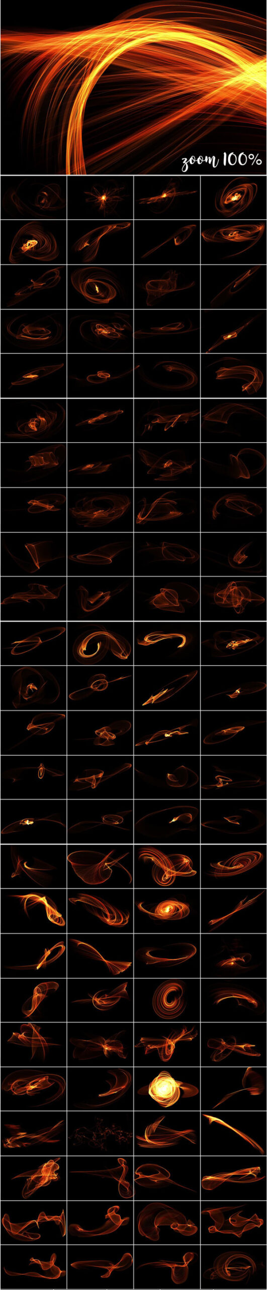 4K Fire Flares Overlays