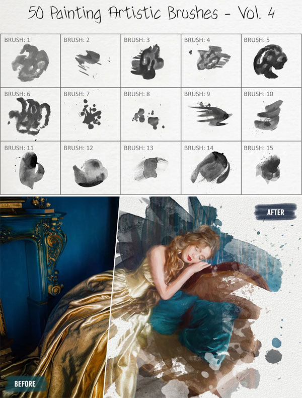 50 Painting Artistic Brushes V.4 50 Painting Artistic Brushes V.4