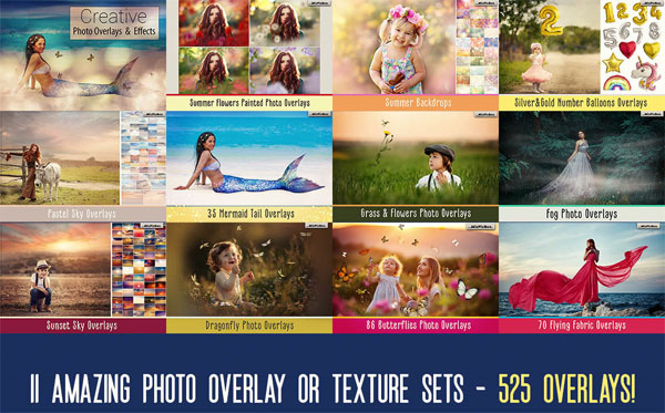 525 Creative Photo Overlays