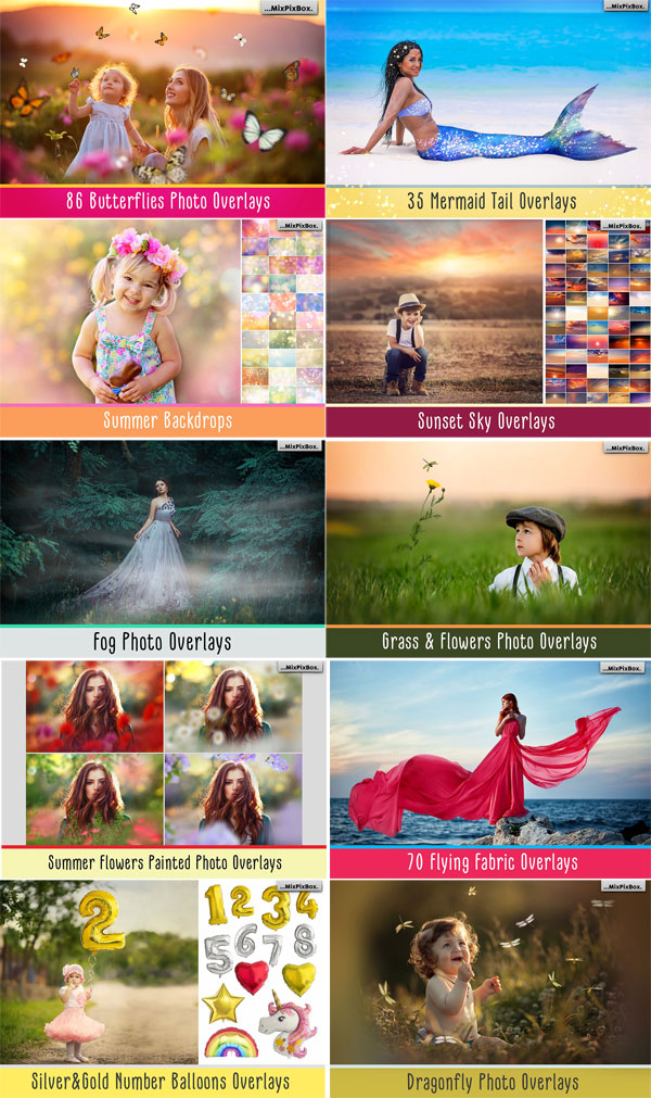 525 Creative Photo Overlays
