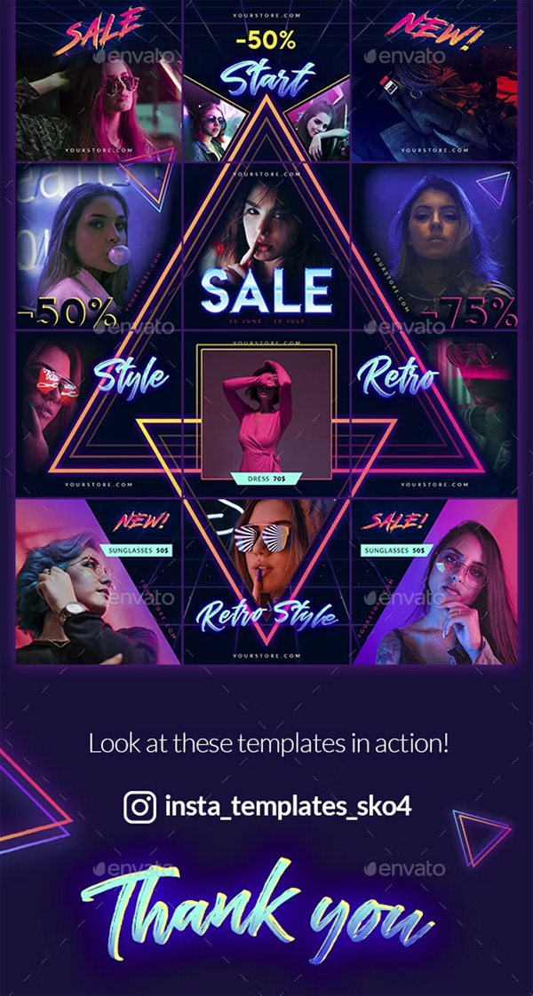 80's Retro Instagram Puzzle
