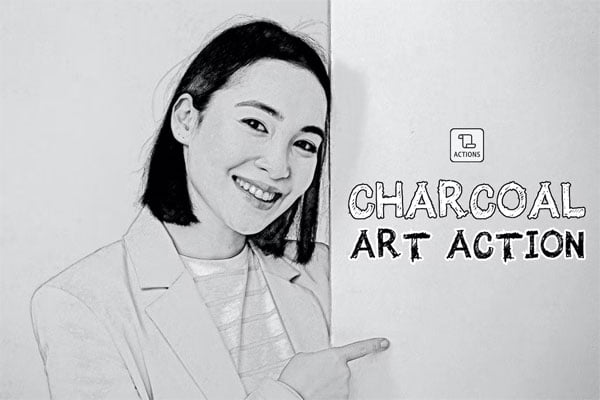 Art Action With Charcoal