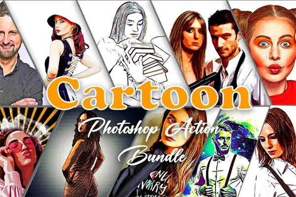 Cartoon Photoshop Action Bundle Cartoon Photoshop Action Bundle