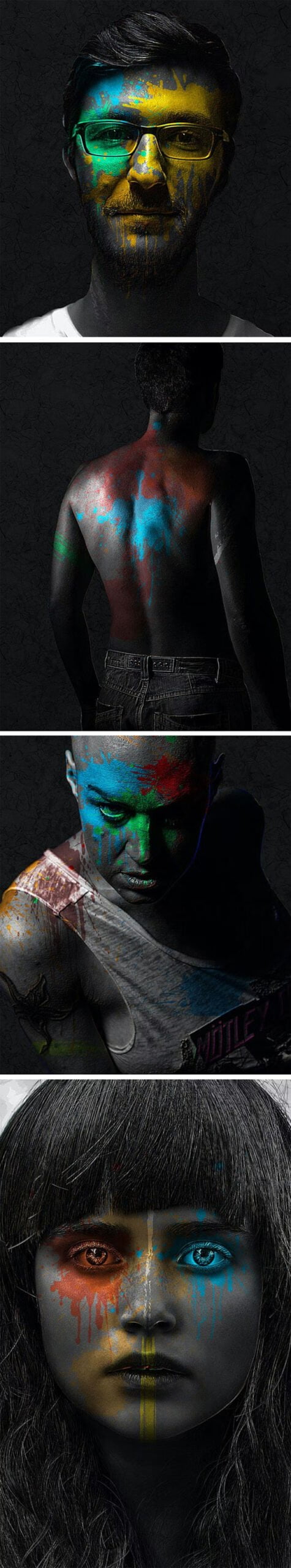 Color Paints Photoshop Action