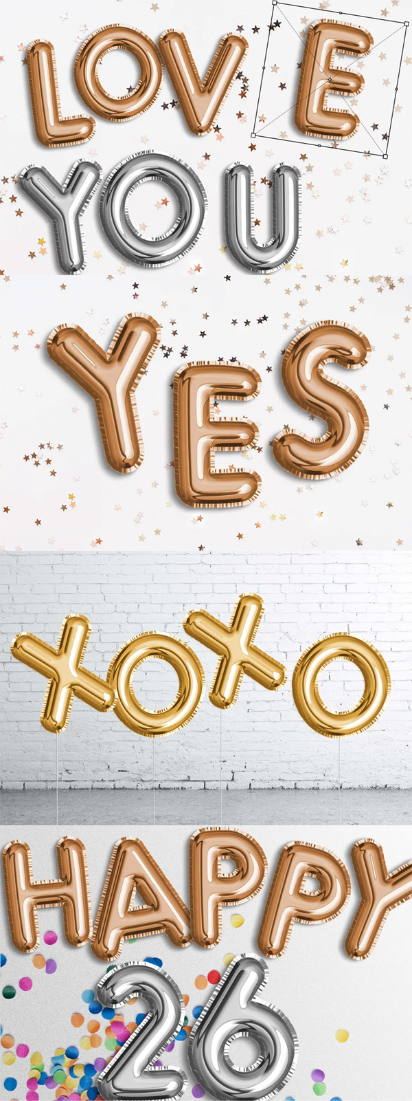 Foil Balloon Letters