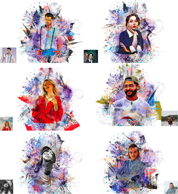 Exhibition Painting Photoshop Action Exhibition Painting Photoshop Action