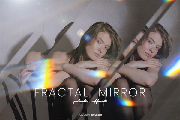 Fractal Mirror Burn Photo Effect Fractal Mirror Burn Photo Effect