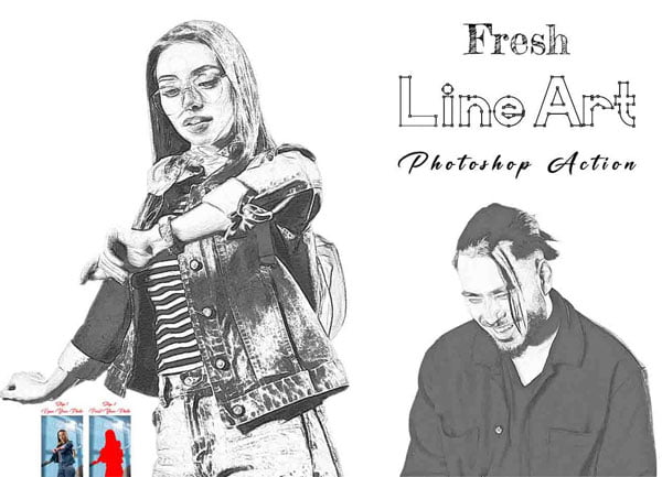 Fresh Line Art Action