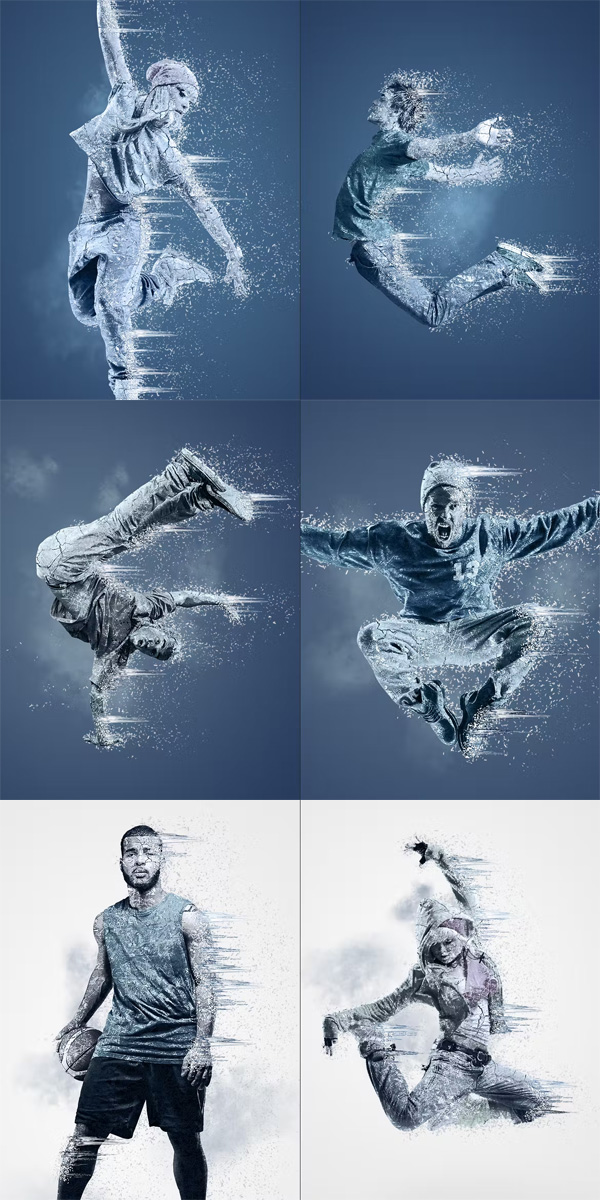 Frozen Ice Cream Gif Animated Photoshop Action Frozen Ice Cream Gif Animated Action