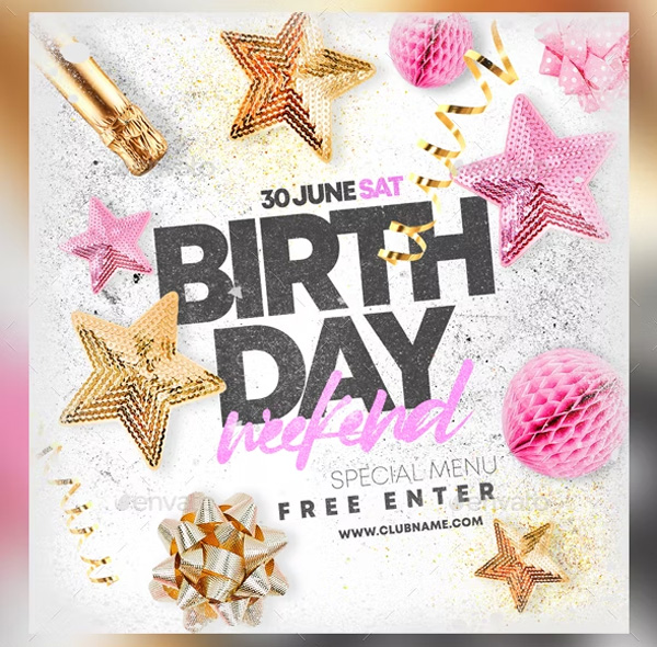 Graphicriver - Birthday Flyer Graphicriver - Birthday Flyer