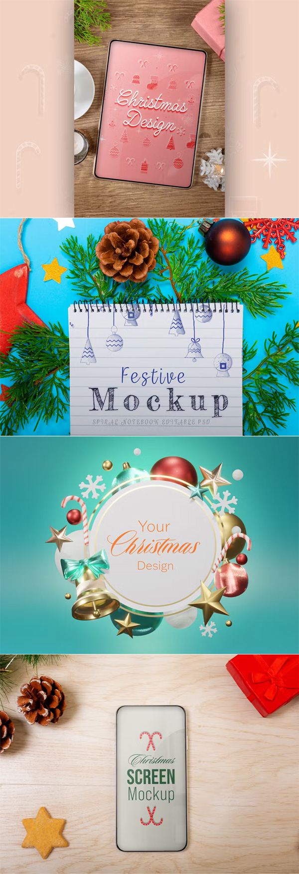 Happy Holidays Frame Mockup Happy Holidays Frame Mockup