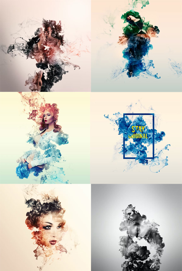 Ink Flow Animation Photoshop Action