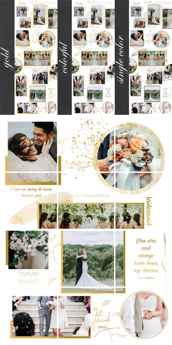 Instagram Puzzle Template Wedding Instagram Puzzle Template Wedding